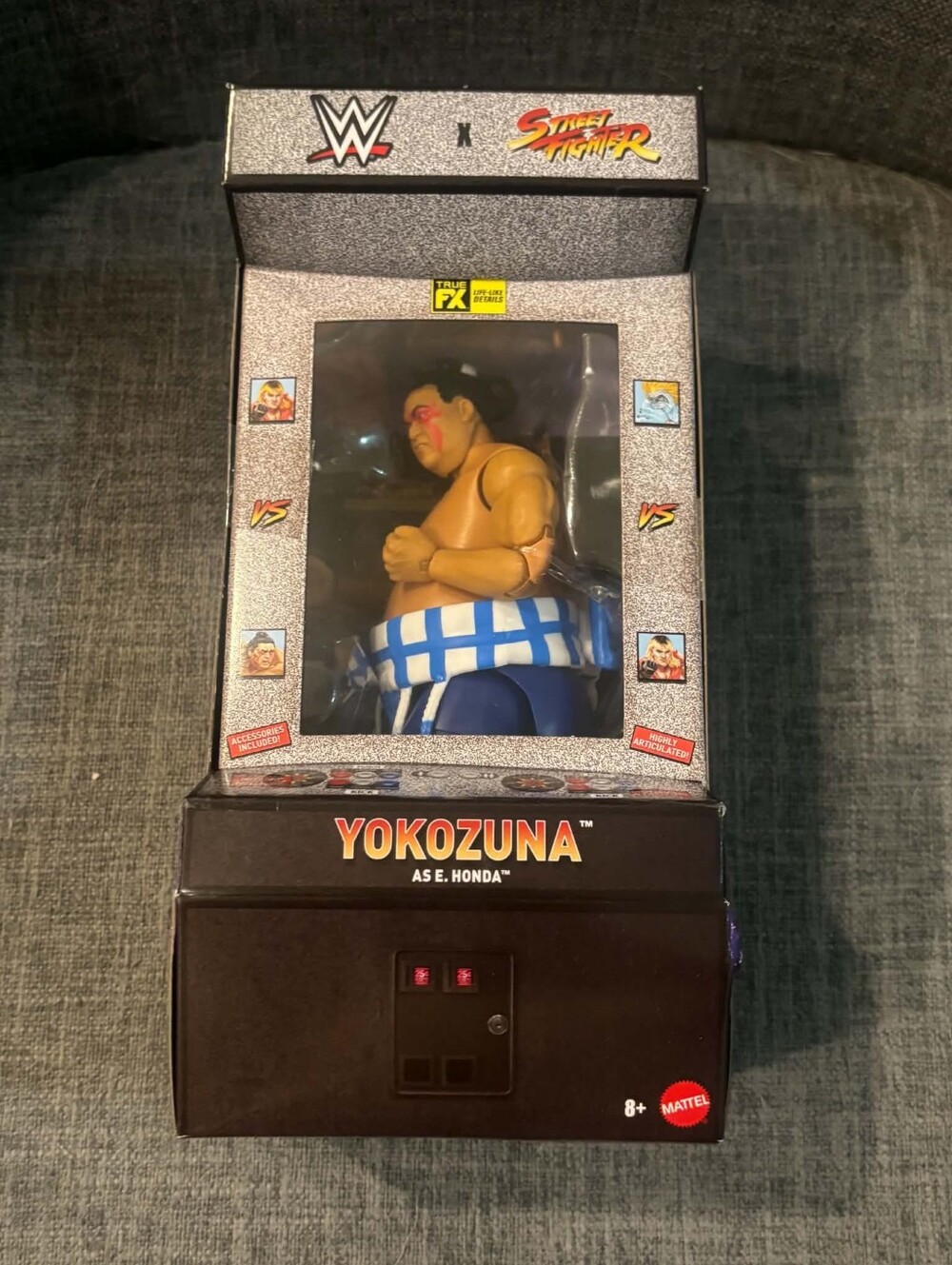 Yokozuna As E. Honda WWE Street Fighter 2026 Release Action Figure New